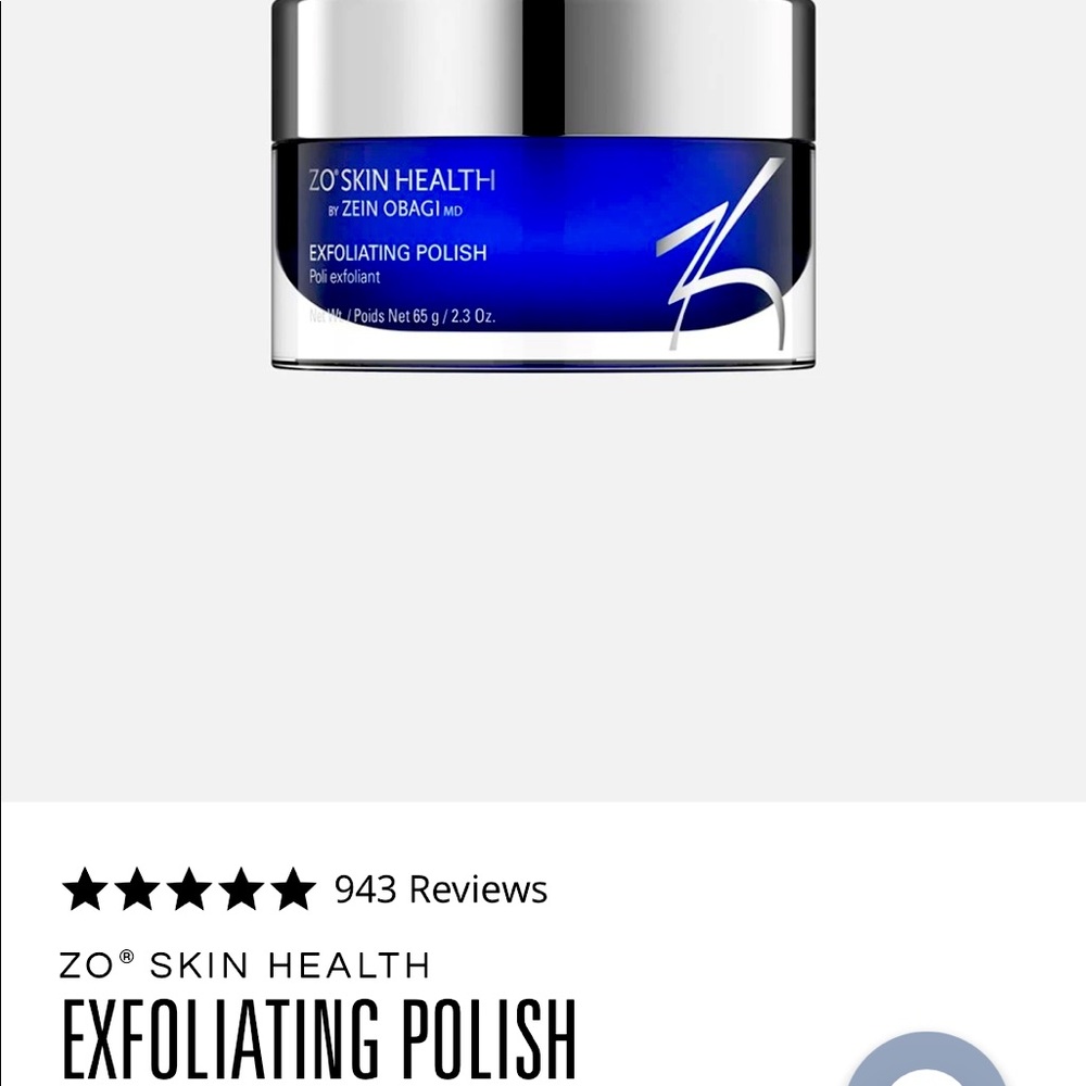 Zen obagi cult exfoliating polish travel size